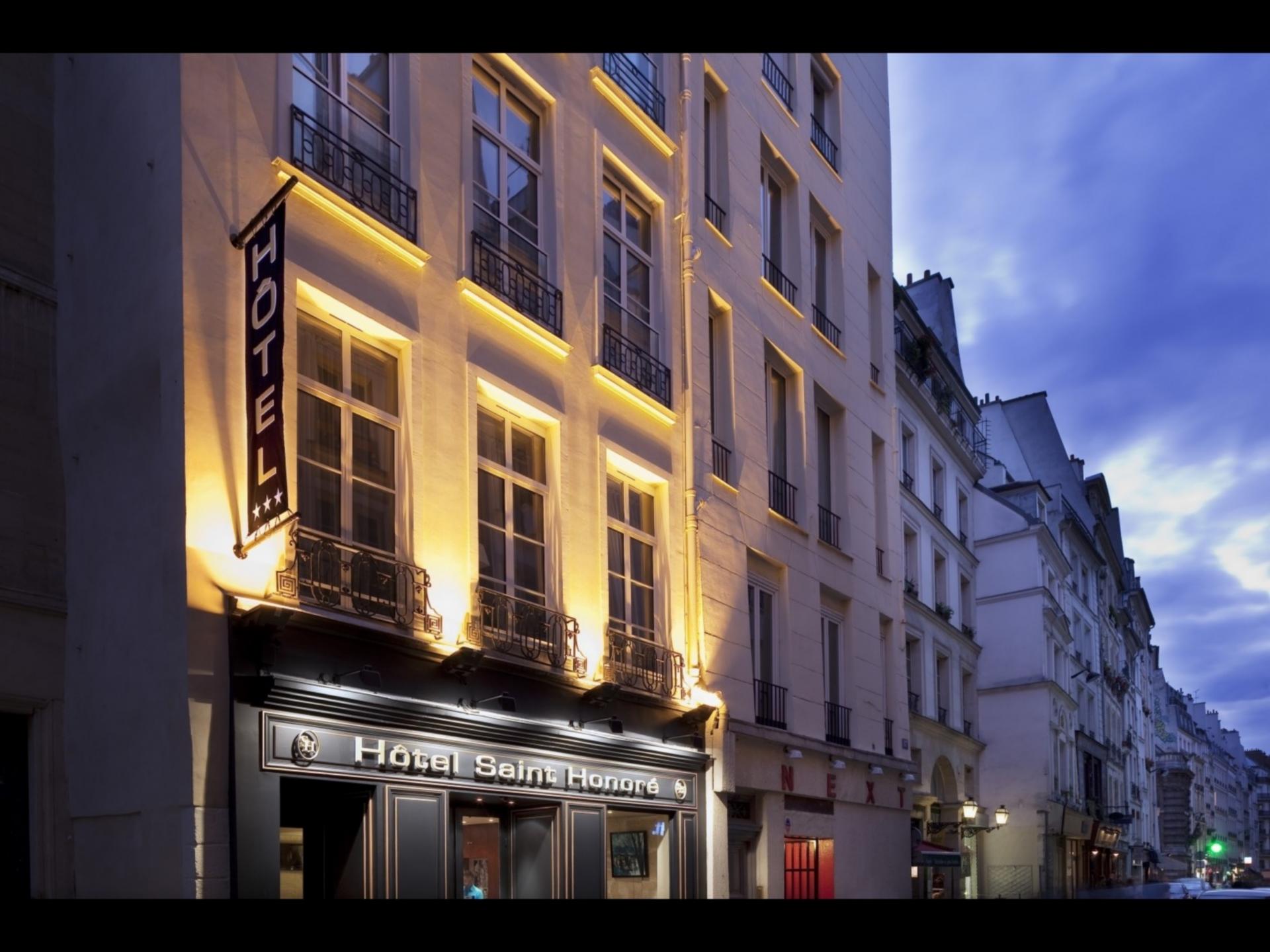 Hôtel Saint Honoré - Landing_Page_Generique